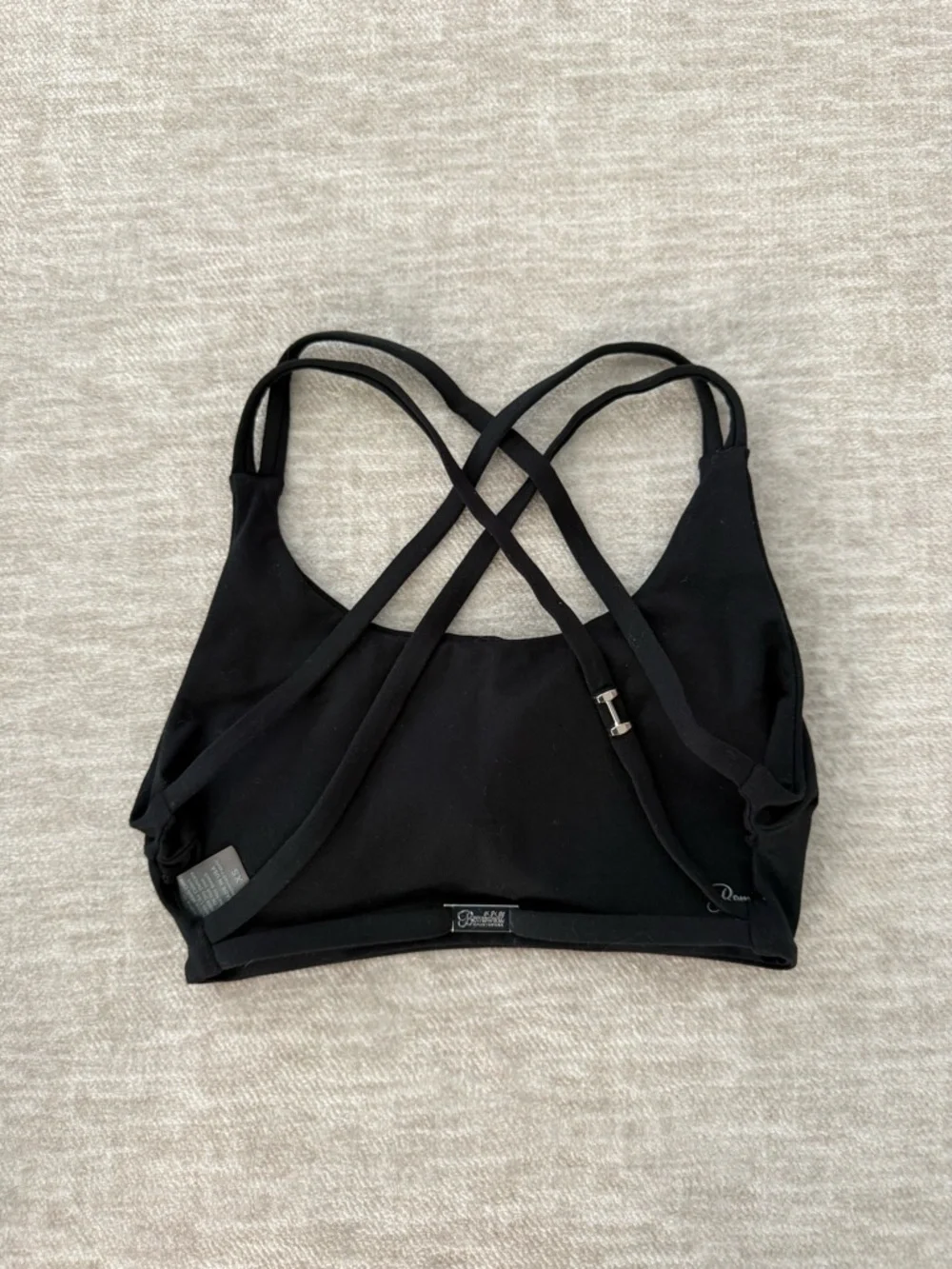 Bombshell Sportswear Barbell Sports Bra โ Black - Picture 4 of 7